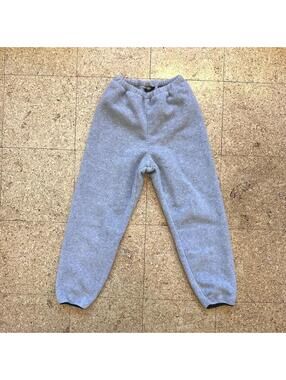 Vintage REI Polartec Fleece Pants Light Gray Kids L or Women's XS Petite Winter